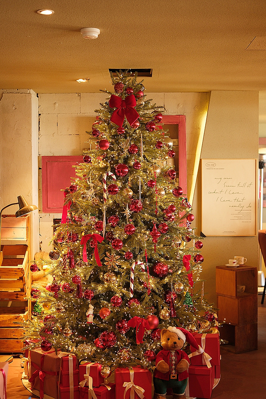 부산 에쏘커피 2.4m 레드트리 : 크리스마스