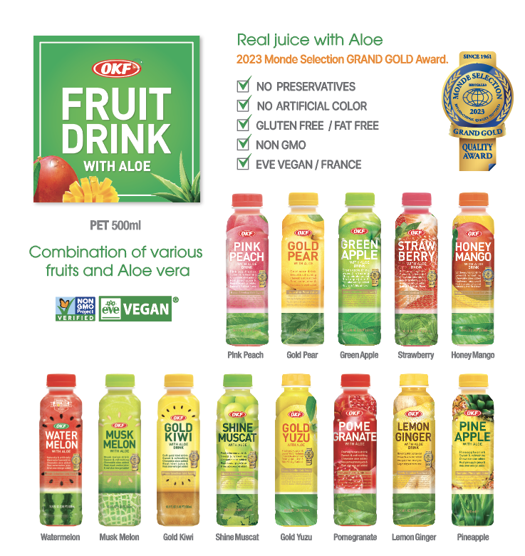 Fruit Drink with Aloe : OKF CORPORATION