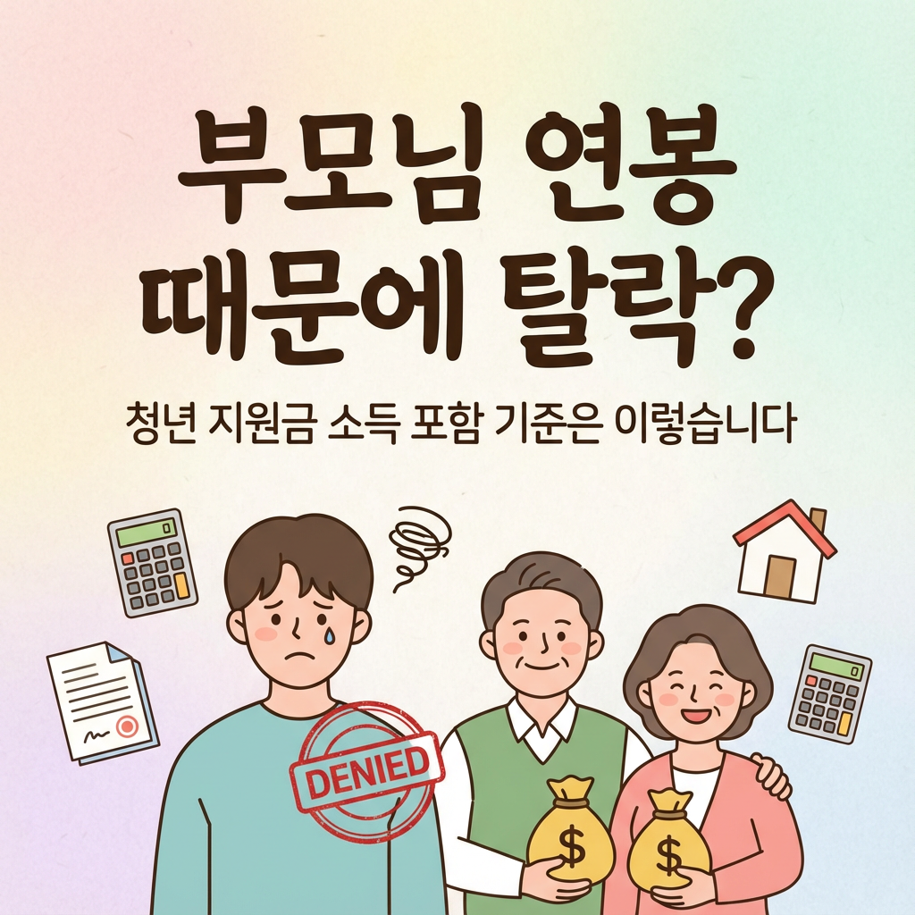 부모님 연봉 때문에 탈락? 청년 지원금 소득 포함 기준은 이렇습니다 : 전자책4989