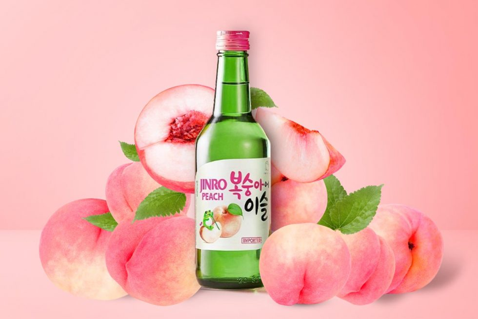 眞露推出全新口味燒酒——桃子燒酒