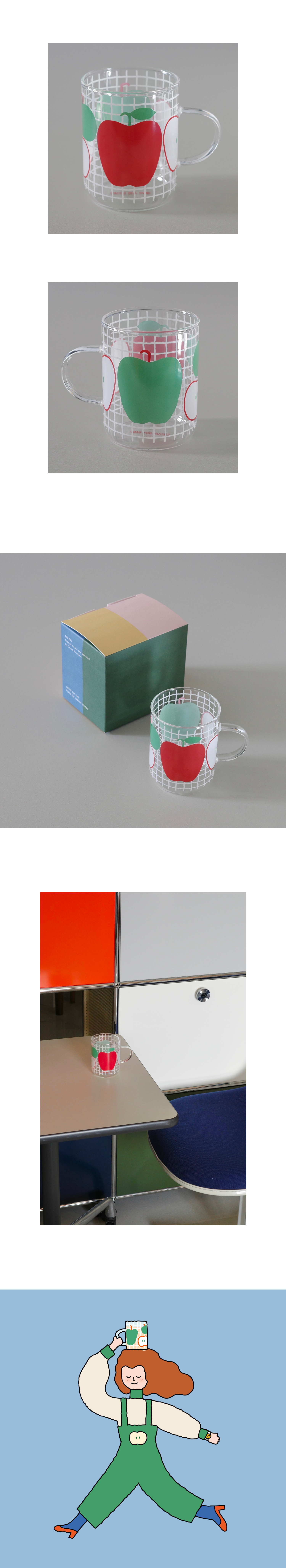 CBB 글라스 300 Picnic apple