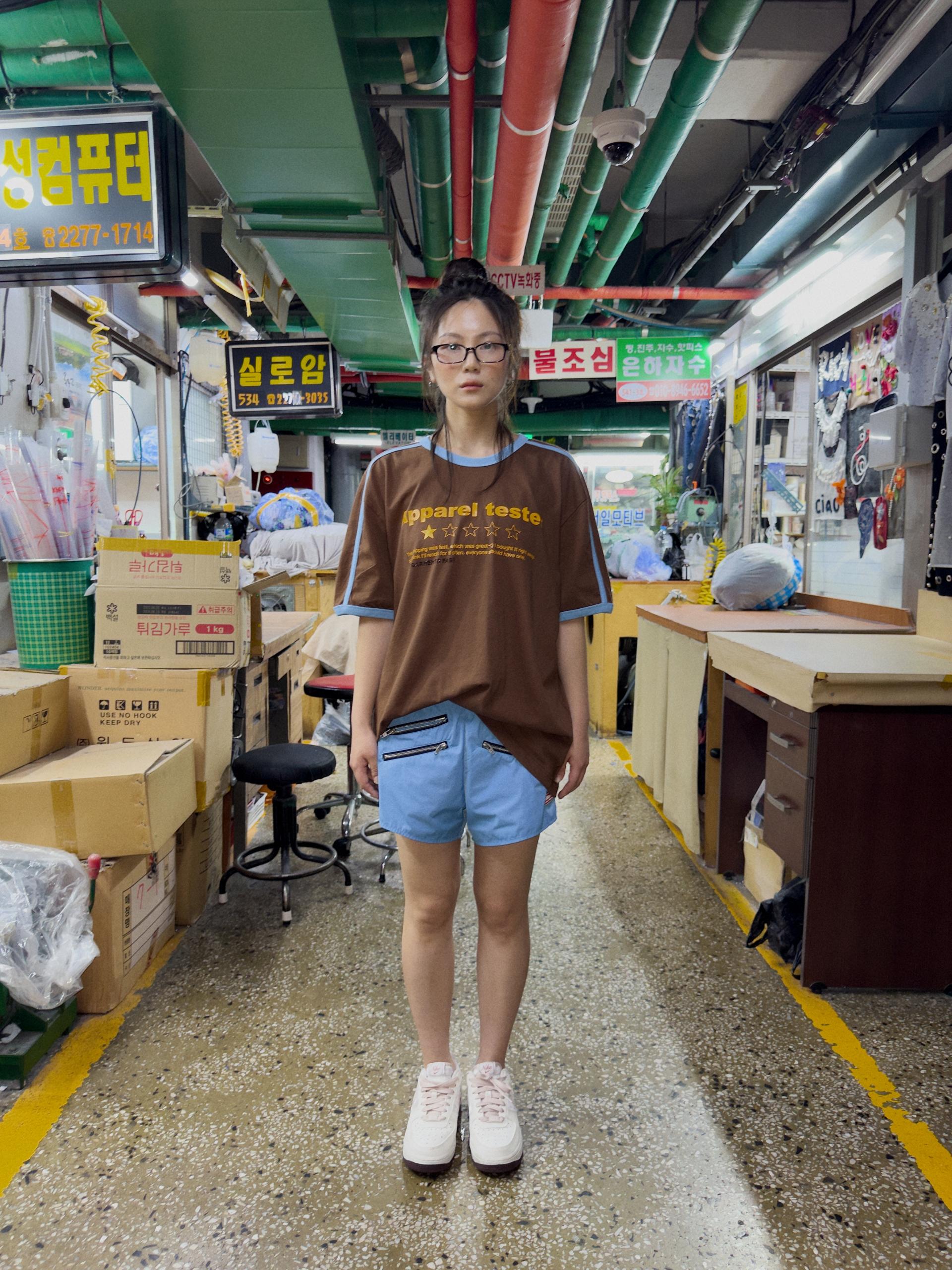 Apparel Tester Binding Tee (BROWN)