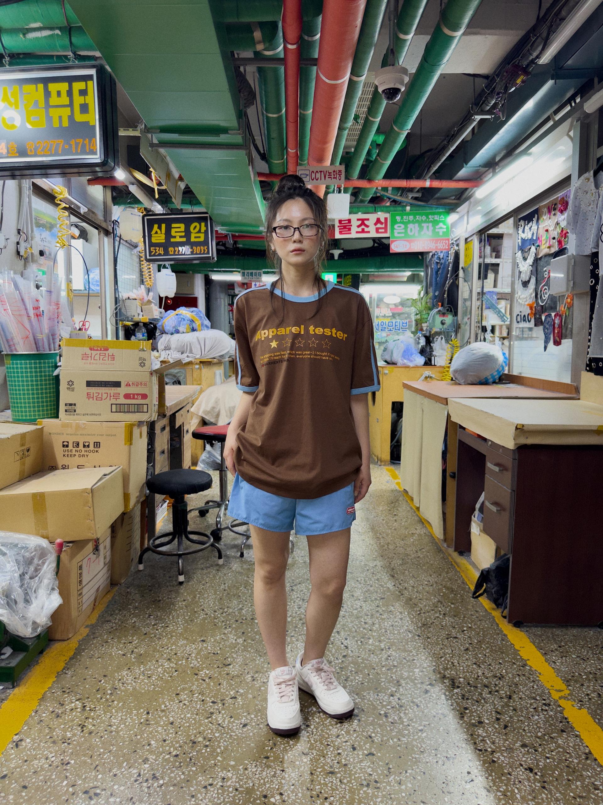 Apparel Tester Binding Tee (BROWN)