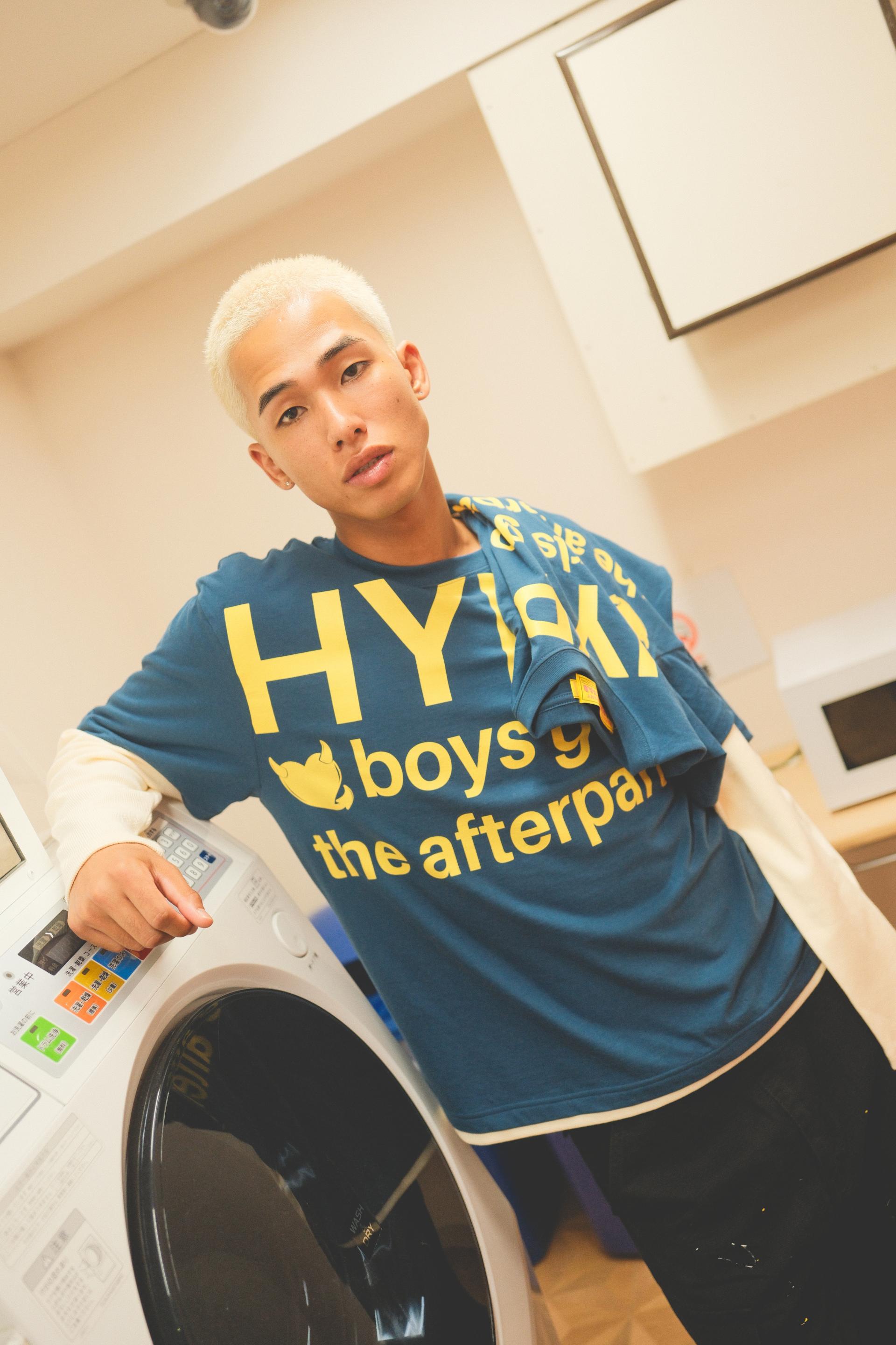 Hype People Waffle Layered Longsleeve (NAVY)