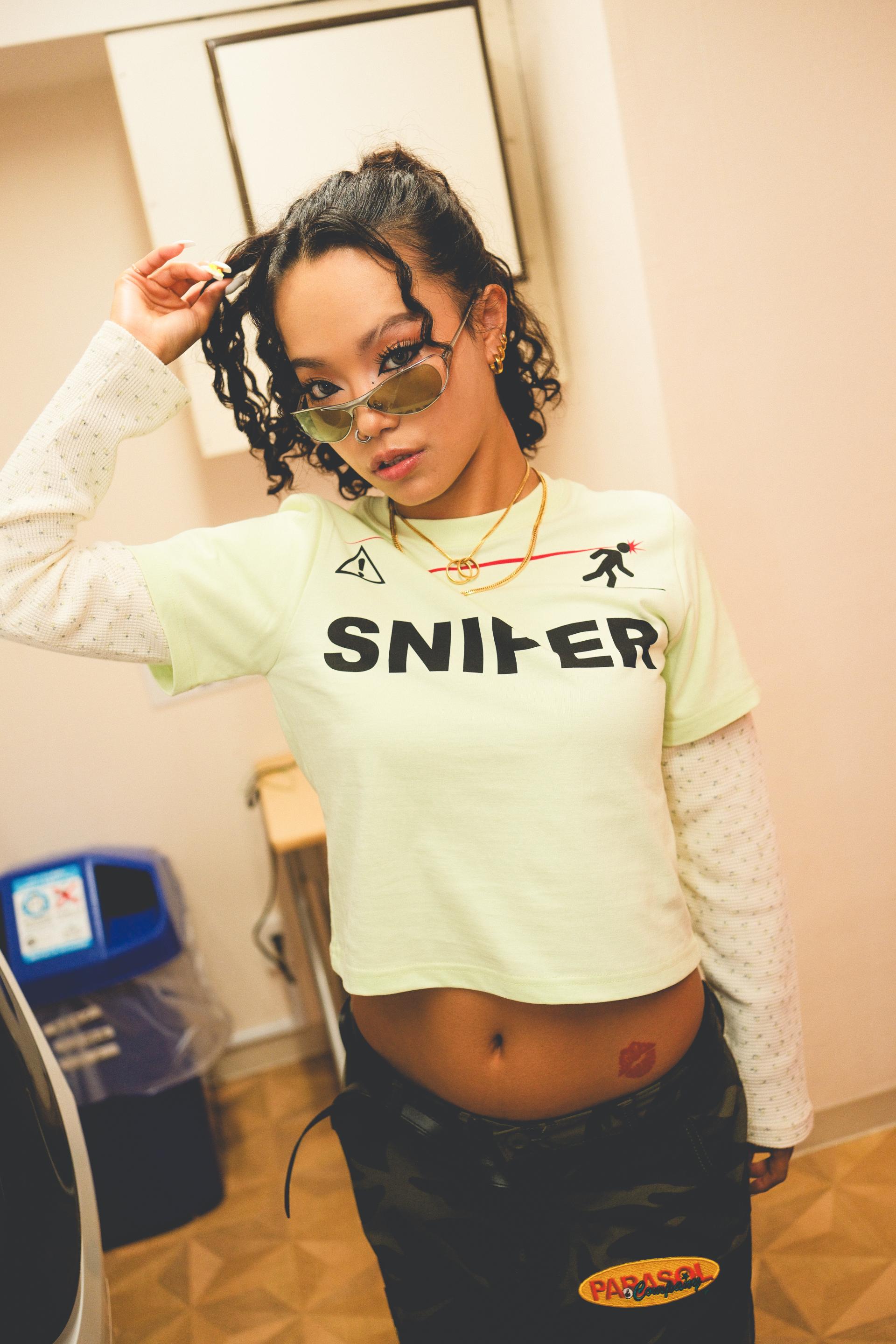 Mix Matched Waffle Layered Longsleeve (LIGHT GREEN)
