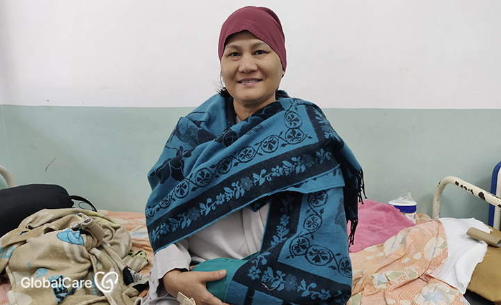 수술과 치료를 마친 안질라씨