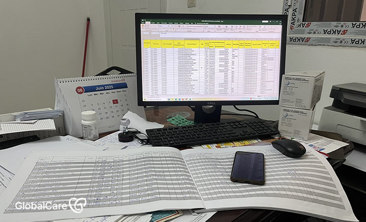 전산화하여 관리되고 있는 결핵 환자 데이터