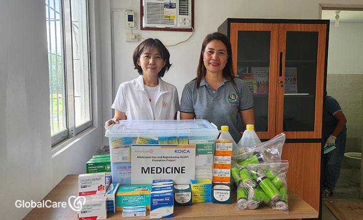 지역 내 청소년 친화적 보건 시설 의약품 기증