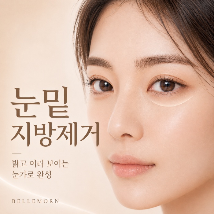 제주 눈밑지방제거 벨르몬성형외과