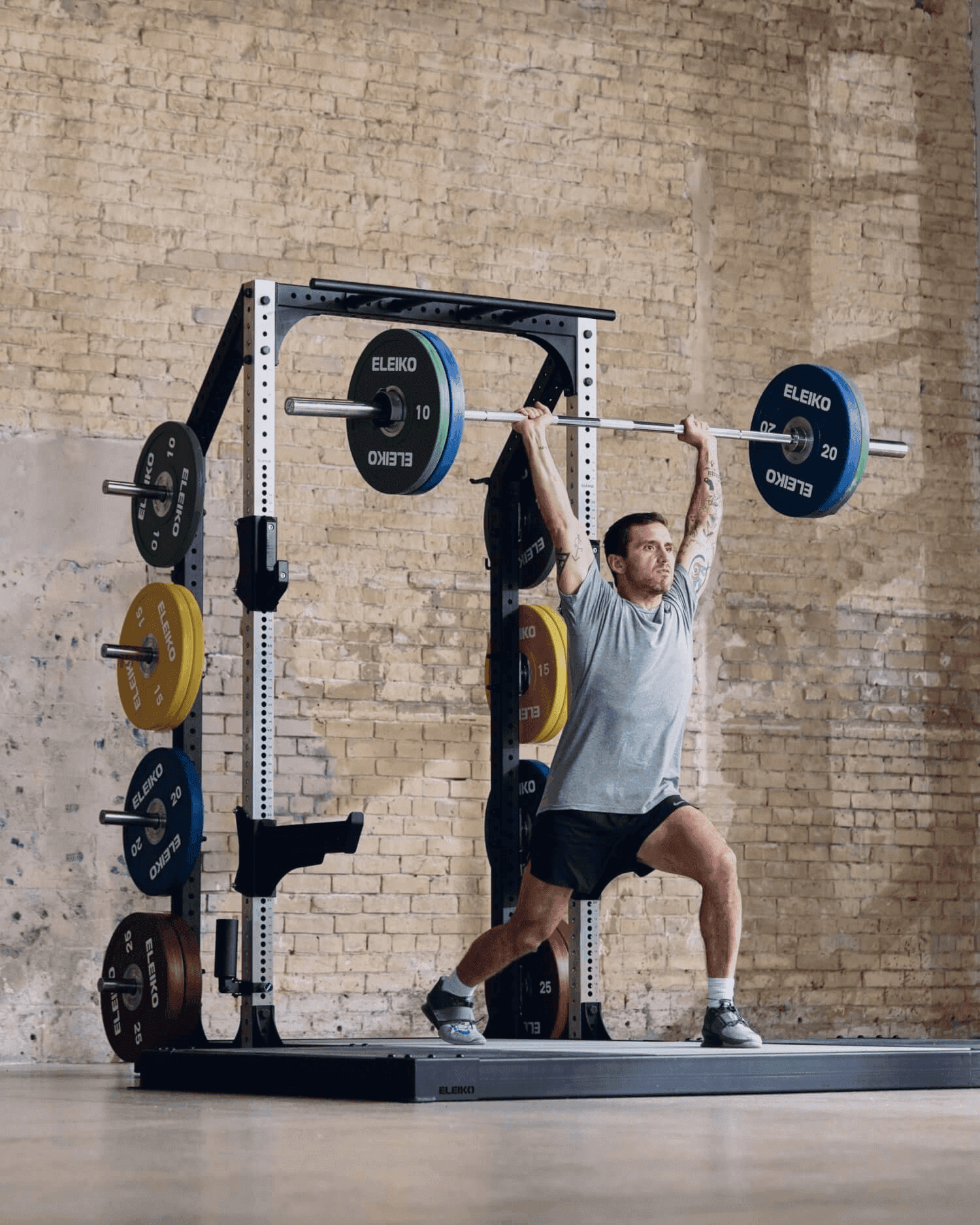 [Eleiko] Prestera Fitness Half Rack Stainless