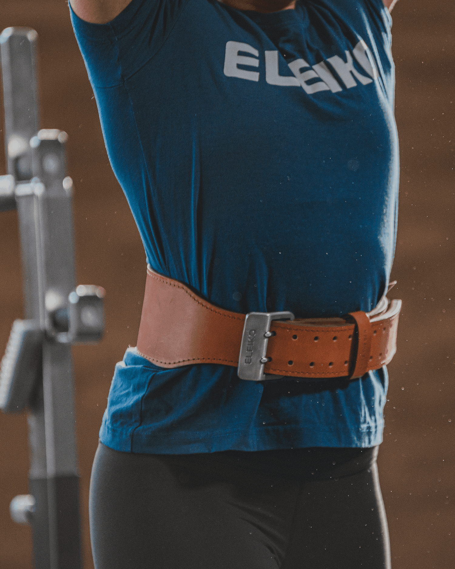 [Eleiko] Weightlifting Leather Belt (Brown, S~XL)
