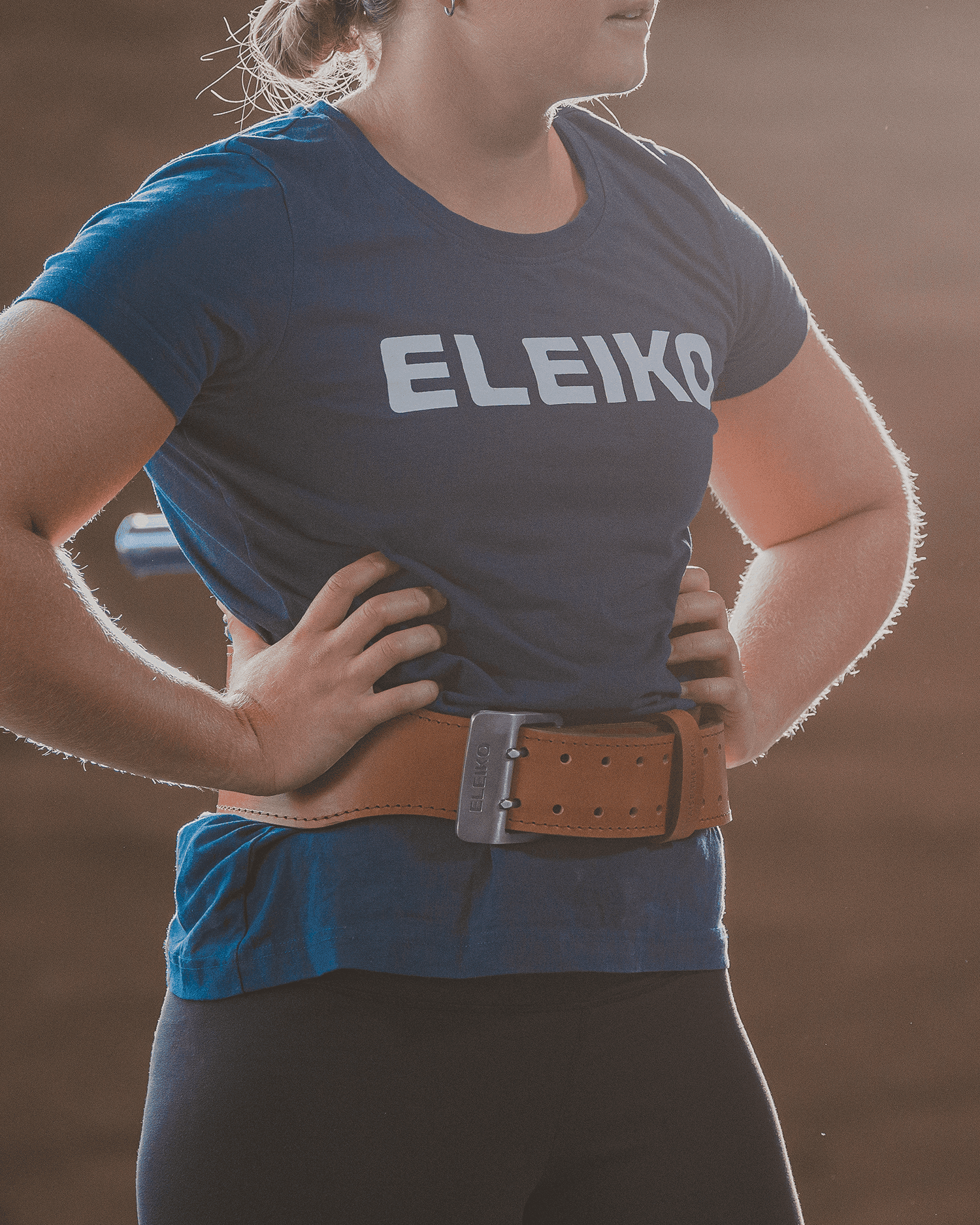[Eleiko] Weightlifting Leather Belt (Brown, S~XL)