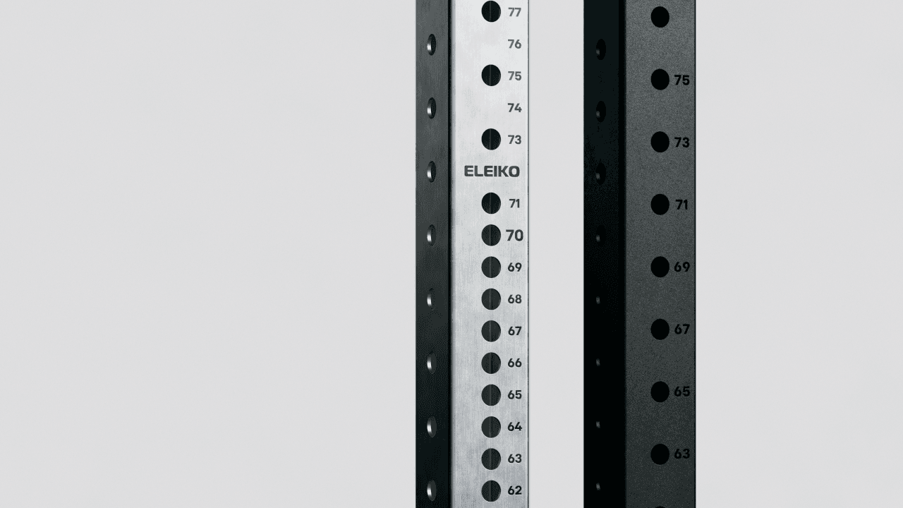 [Eleiko] Prestera Fitness Half Rack Stainless