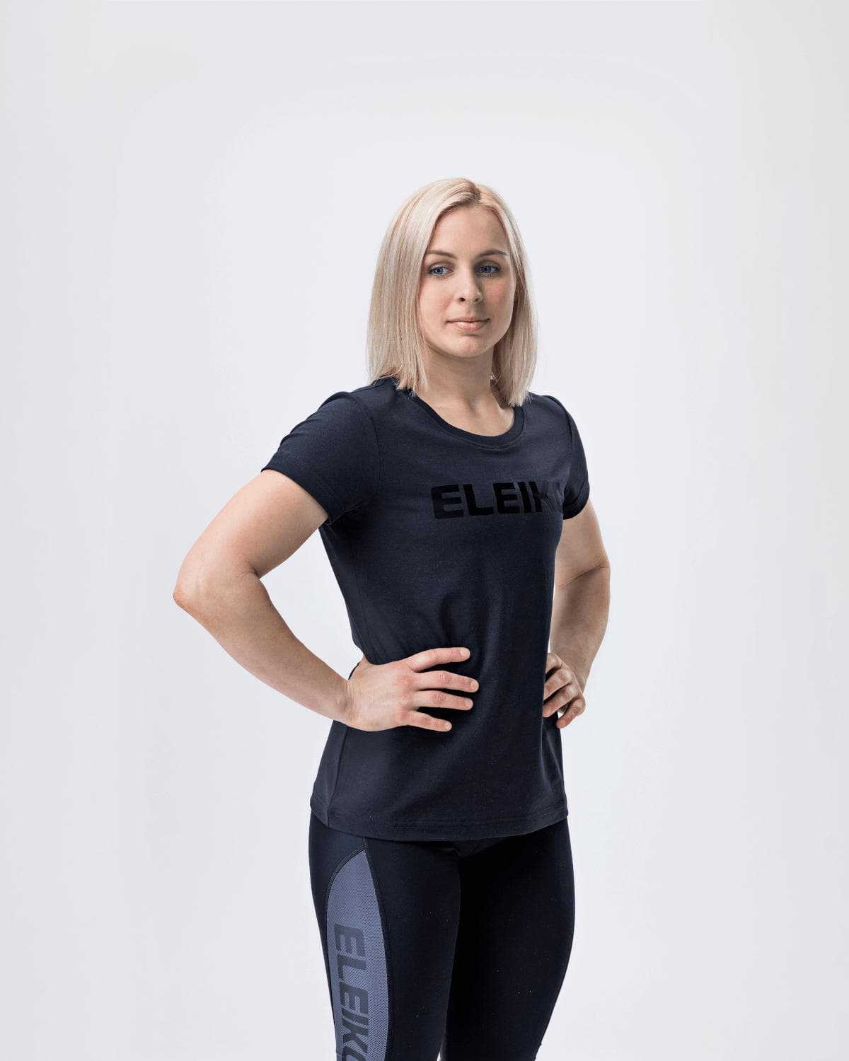 [Eleiko] T-shirt Ink Black(M/W)