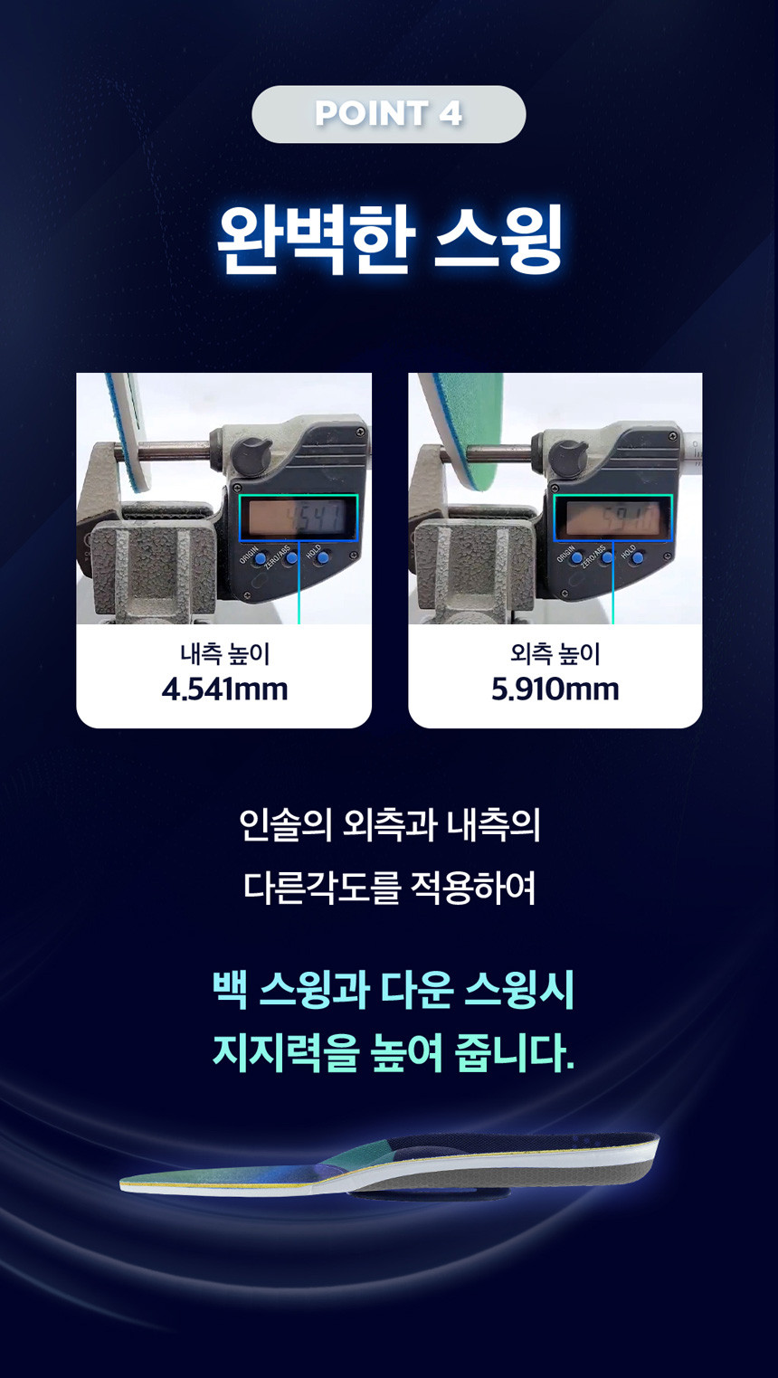 비거리 골프인솔 효과 없을 시 환불 홍인규 골프깔창 기능성깔창 아치 런닝