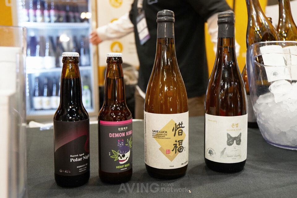 안동맥주 '석복' 등 2025년형 수제 맥주 제품군 모습. | 촬영-에이빙뉴스