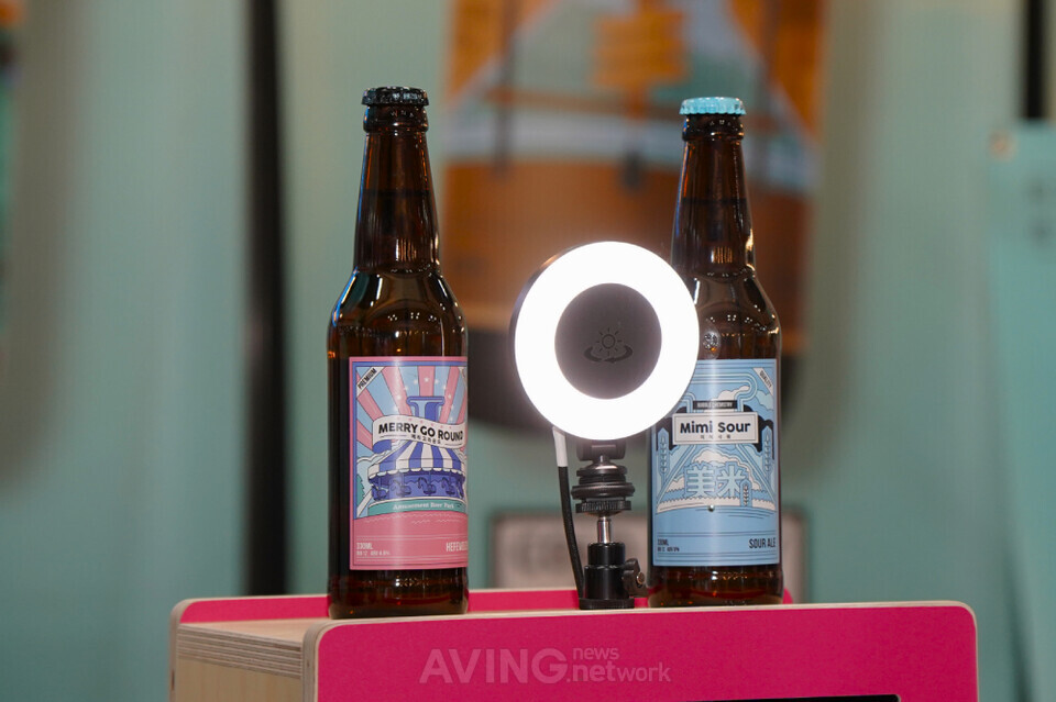 버블케미스트리의 '미미사워(오른쪽)' 및 '메리 고 라운드(왼쪽)' 모습. | 촬영-에이빙뉴스