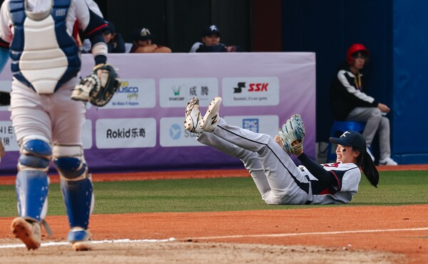 베테랑 김보미가 주장으로서 이번 대회 분투했다. (사진=BFA)