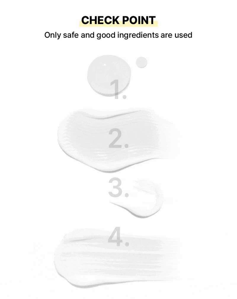 point 4: only safe and good ingredients are used