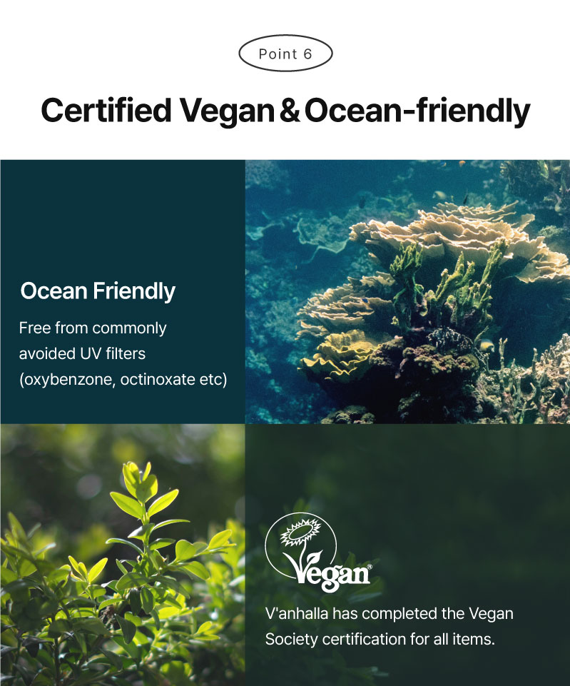 Certified Vegan&Ocean-friendly