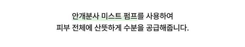 안개분사 미스트 펌프