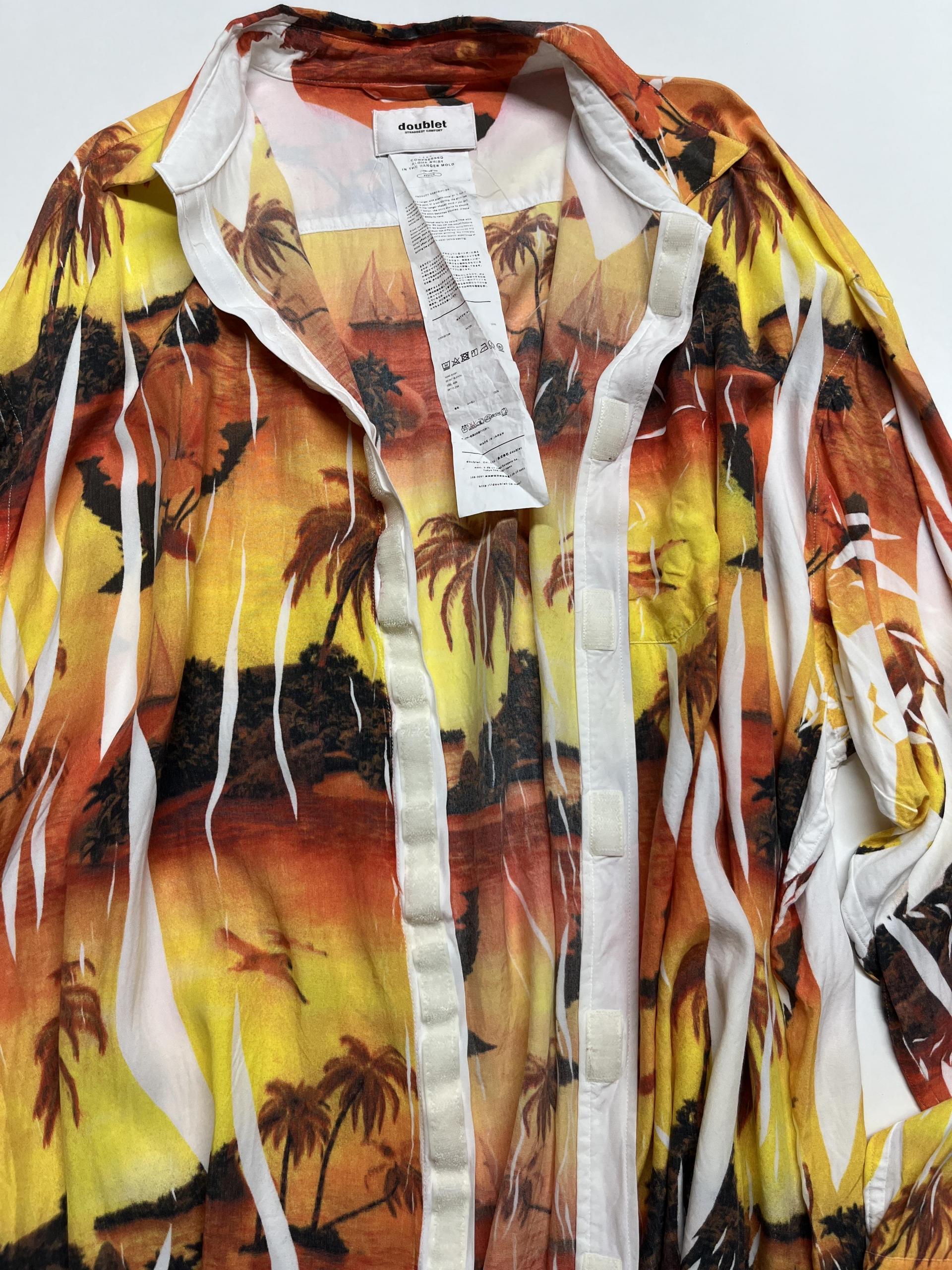 Doublet' 19ss Compressed Aloha Shirt : OSA