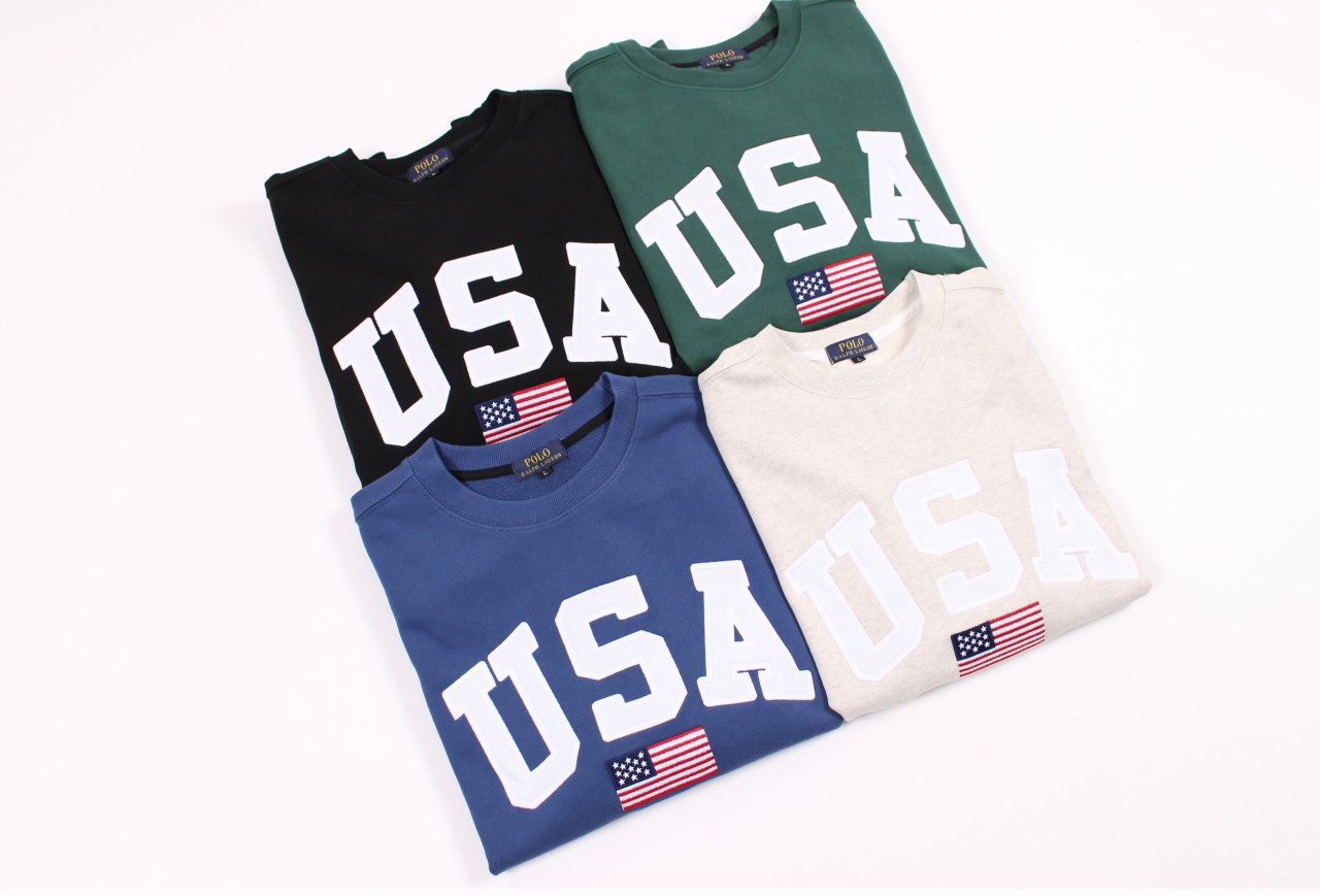 폴로 랄프로렌 USA 맨투맨 4color