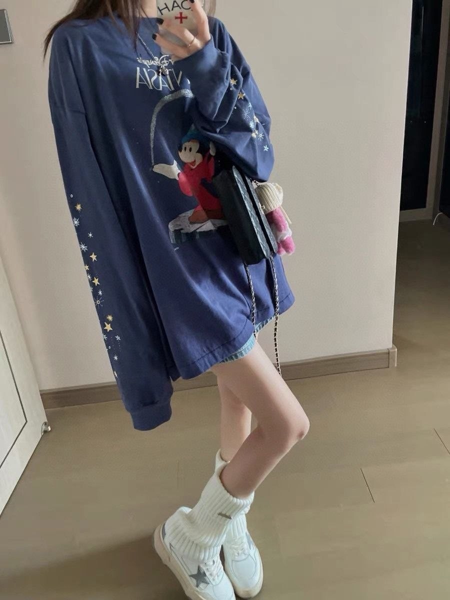 세인트 미카엘 x 디즈니 판타지아 미키마우스 롱슬리브