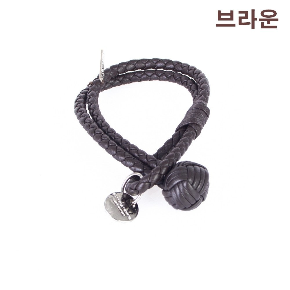 보테가베네타 인트레치아토 나파 더블 가죽 팔찌 5color