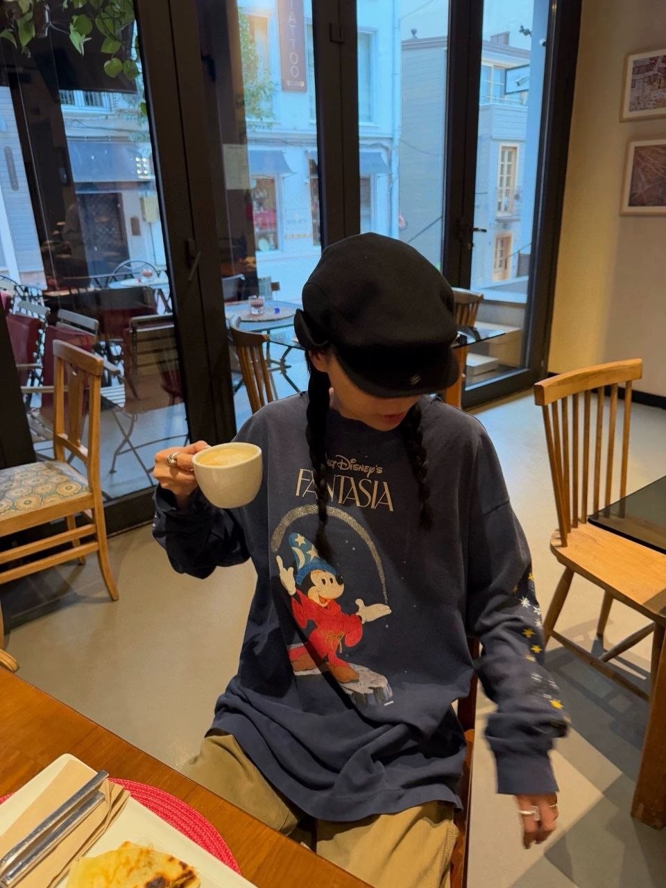 세인트 미카엘 x 디즈니 판타지아 미키마우스 롱슬리브