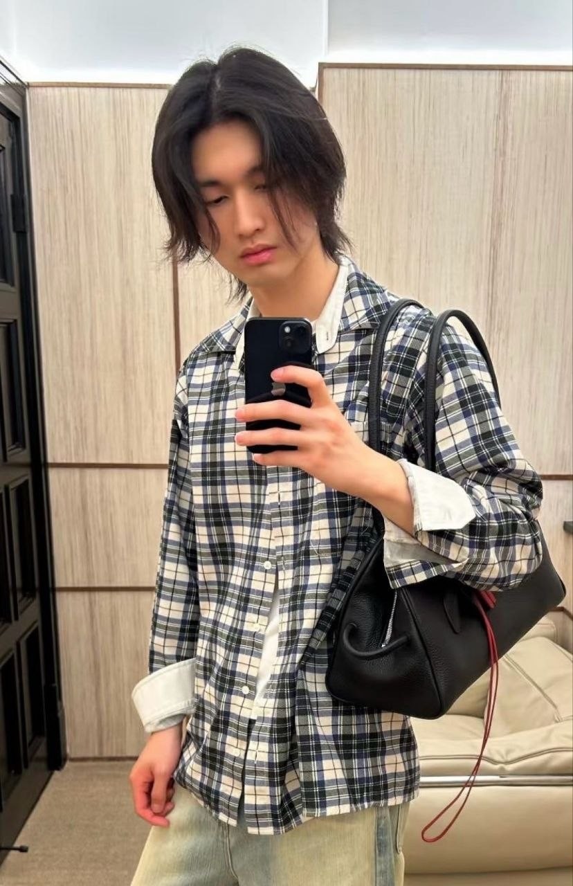 메종마르지엘라 26 리버시블 체크 셔츠