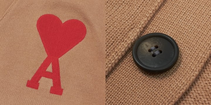 아미 파리스 꾀흐 오버사이즈 가디건 2color