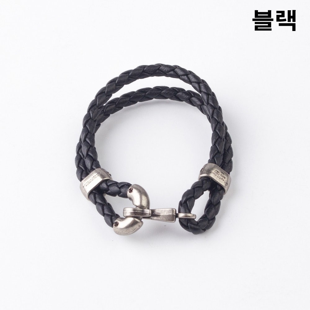 보테가베네타 버클 팔찌(블랙)