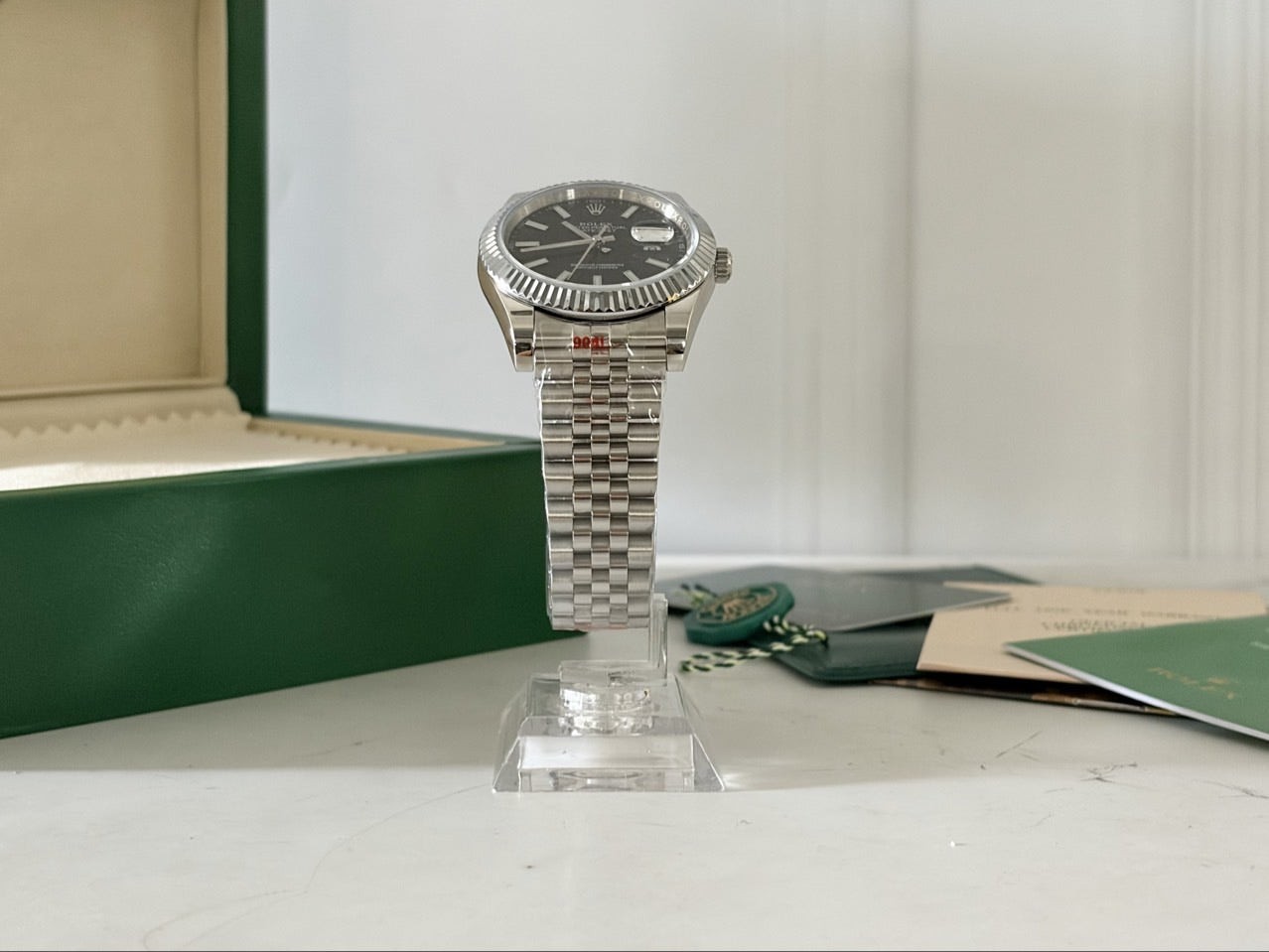 롤렉스 데이트저스트 블랙 41mm