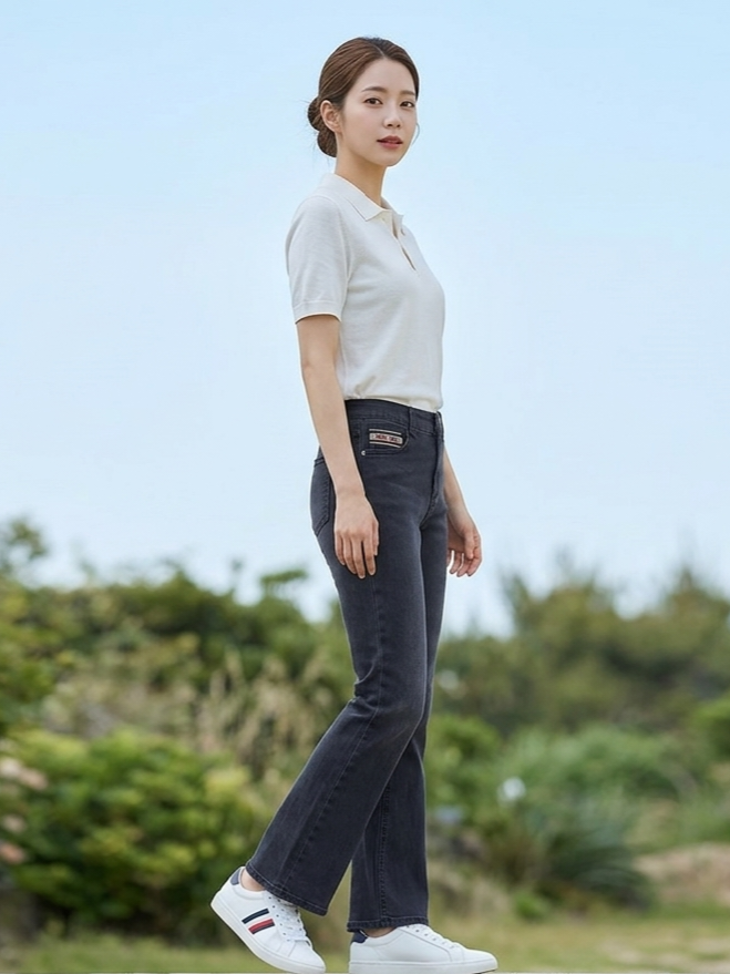 미우미우 부츠컷 청바지