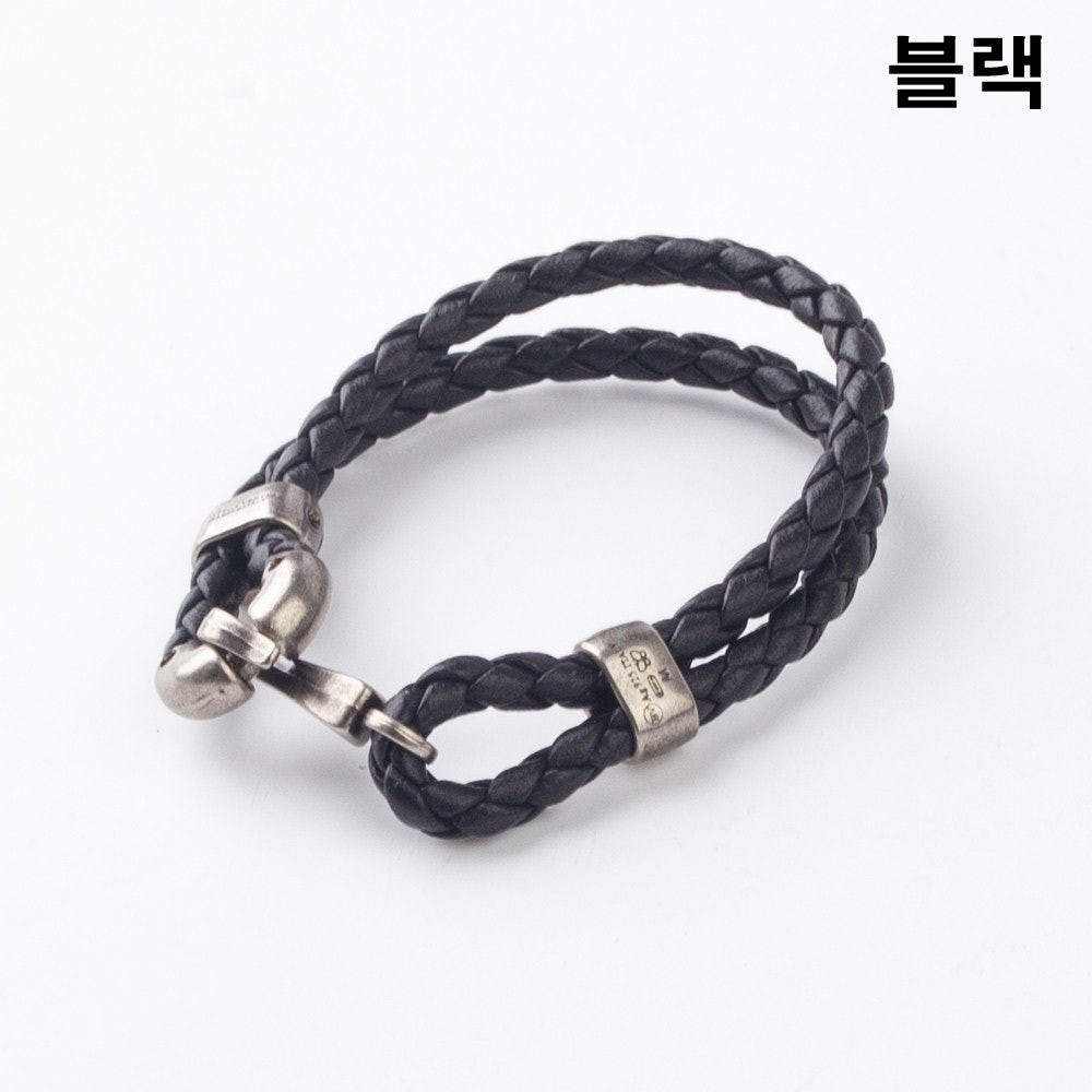 보테가베네타 버클 팔찌(블랙)