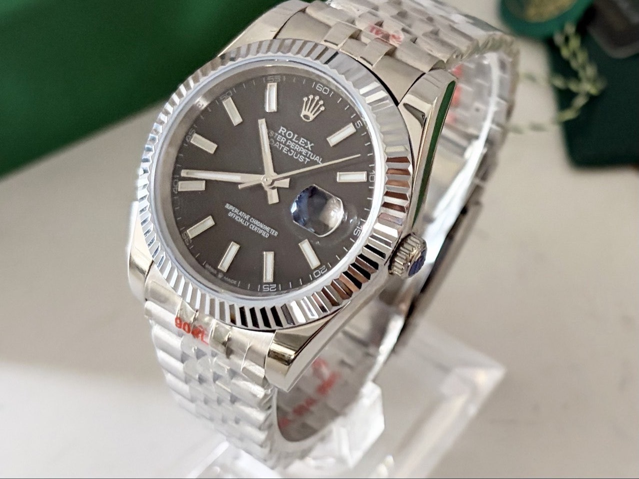 롤렉스 데이트저스트 블랙 41mm