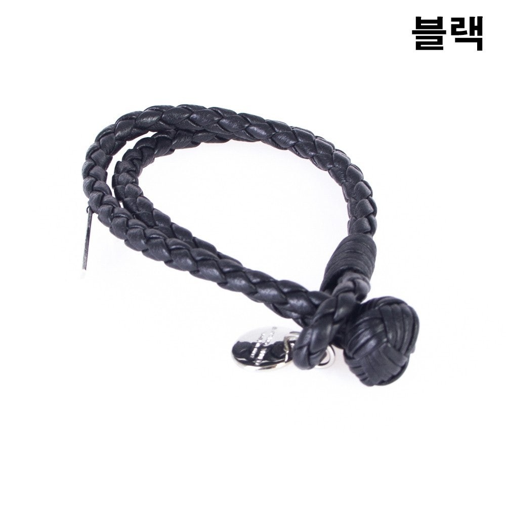 보테가베네타 인트레치아토 나파 더블 가죽 팔찌 5color
