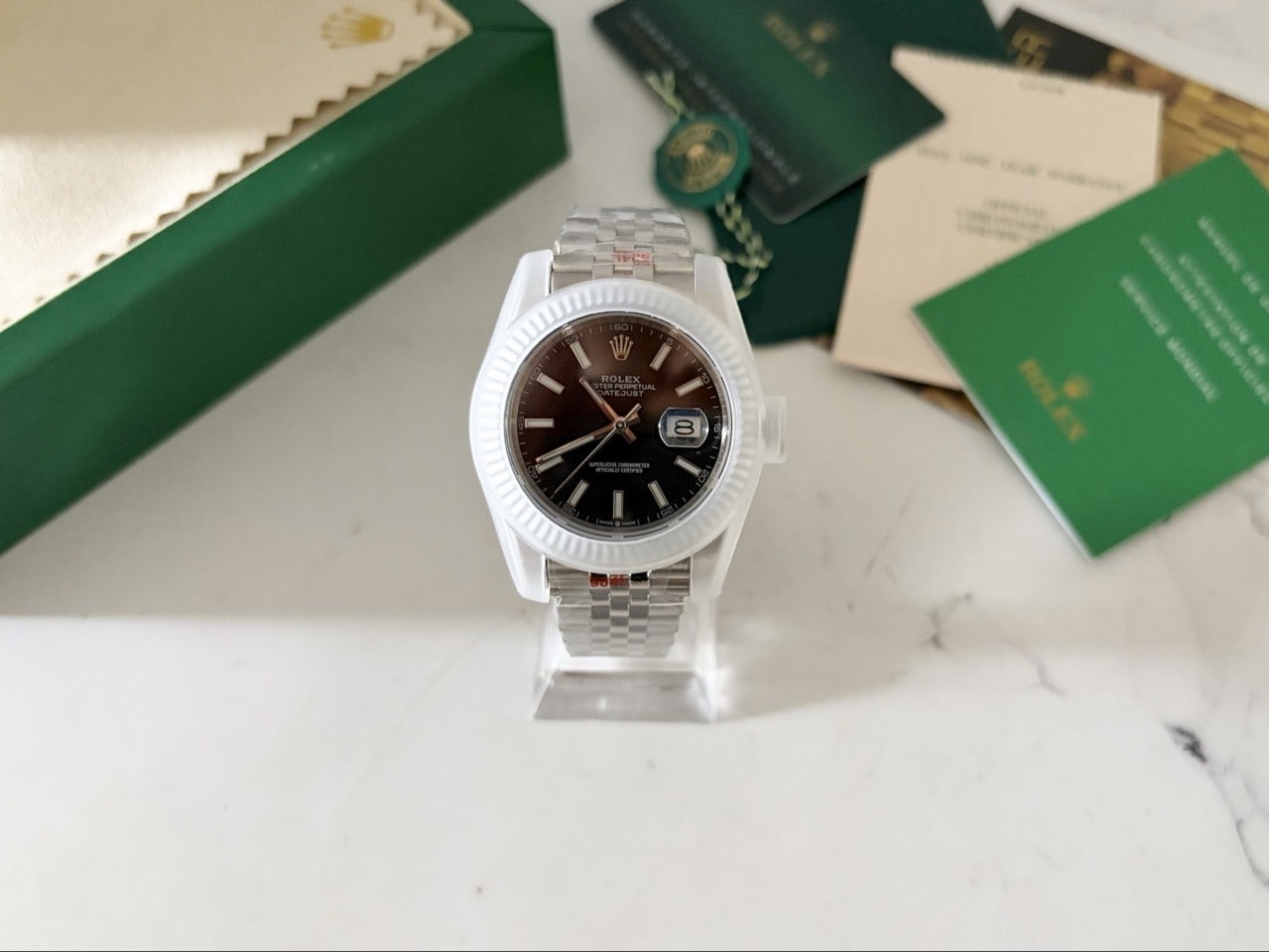 롤렉스 데이트저스트 블랙 41mm