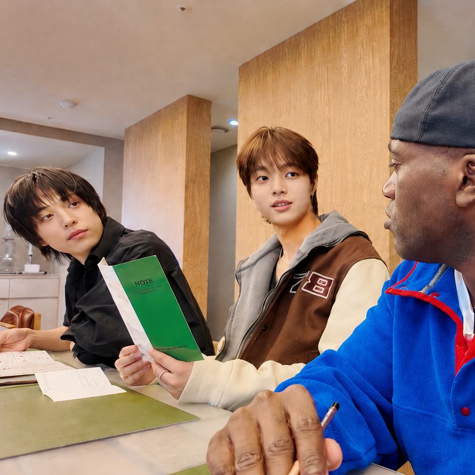 JONATHAN × &TEAM 체험 촬영