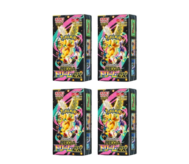 포켓몬 TCG 메가 하이클래스팩 메가 드림 ex 4 박스 (40팩/일어판)