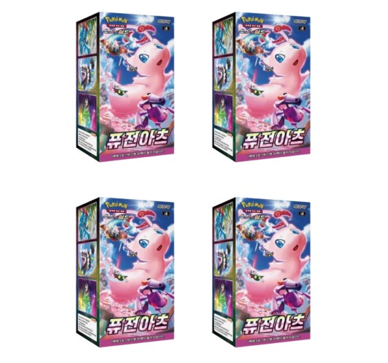 포켓몬 TCG 소드&실드 확장팩 퓨전아츠 4박스 (총 120팩)