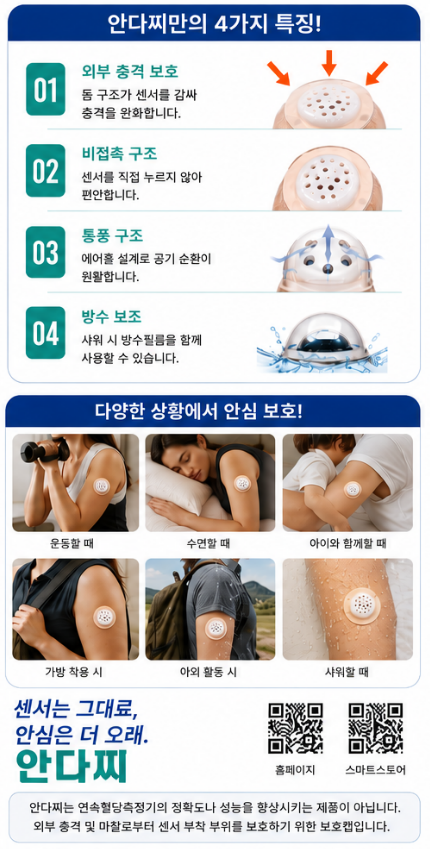 안다찌 연속혈당기 보호캡