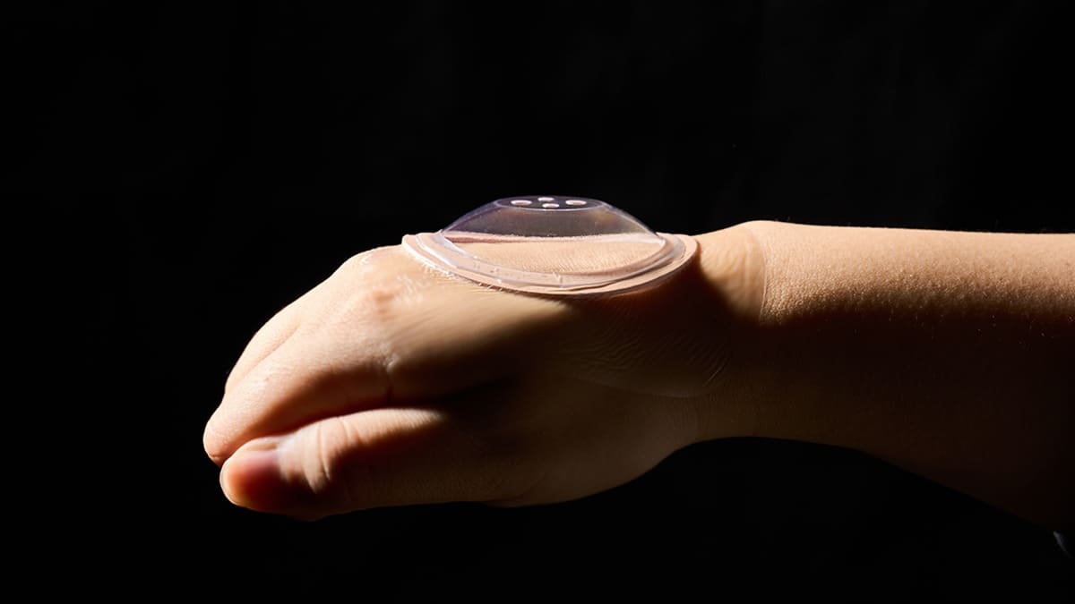 일반형 상처보호캡 실생활 착용 예시