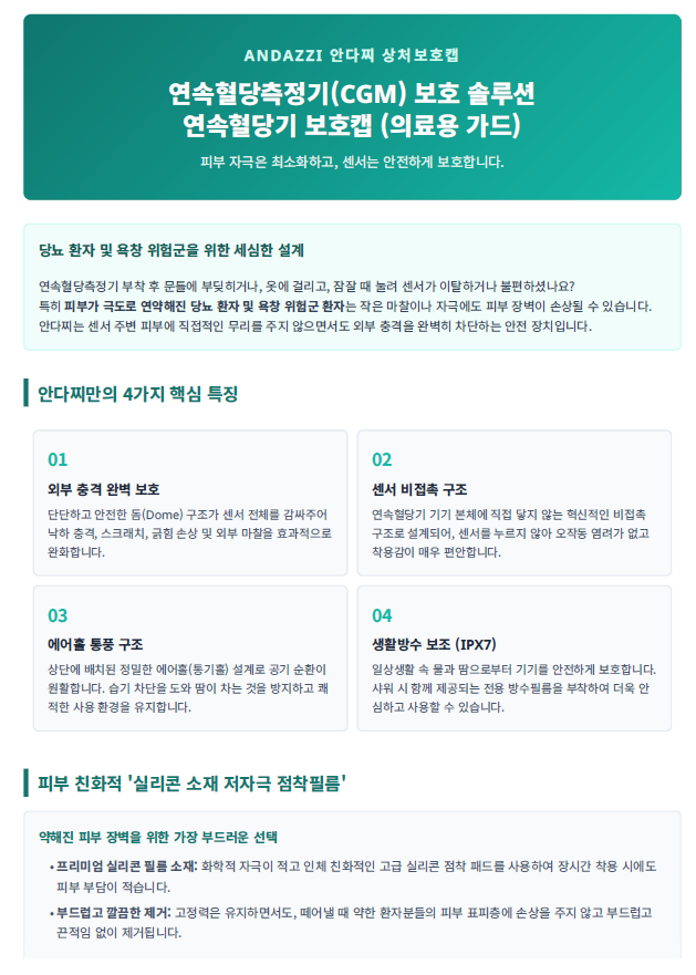 안다찌 연속혈당기 보호캡