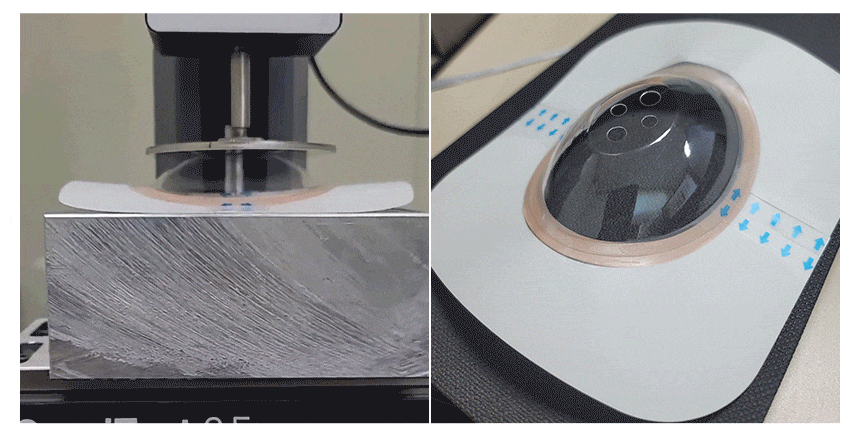 안다찌 보호캡 충격 내구성 실험 이미지