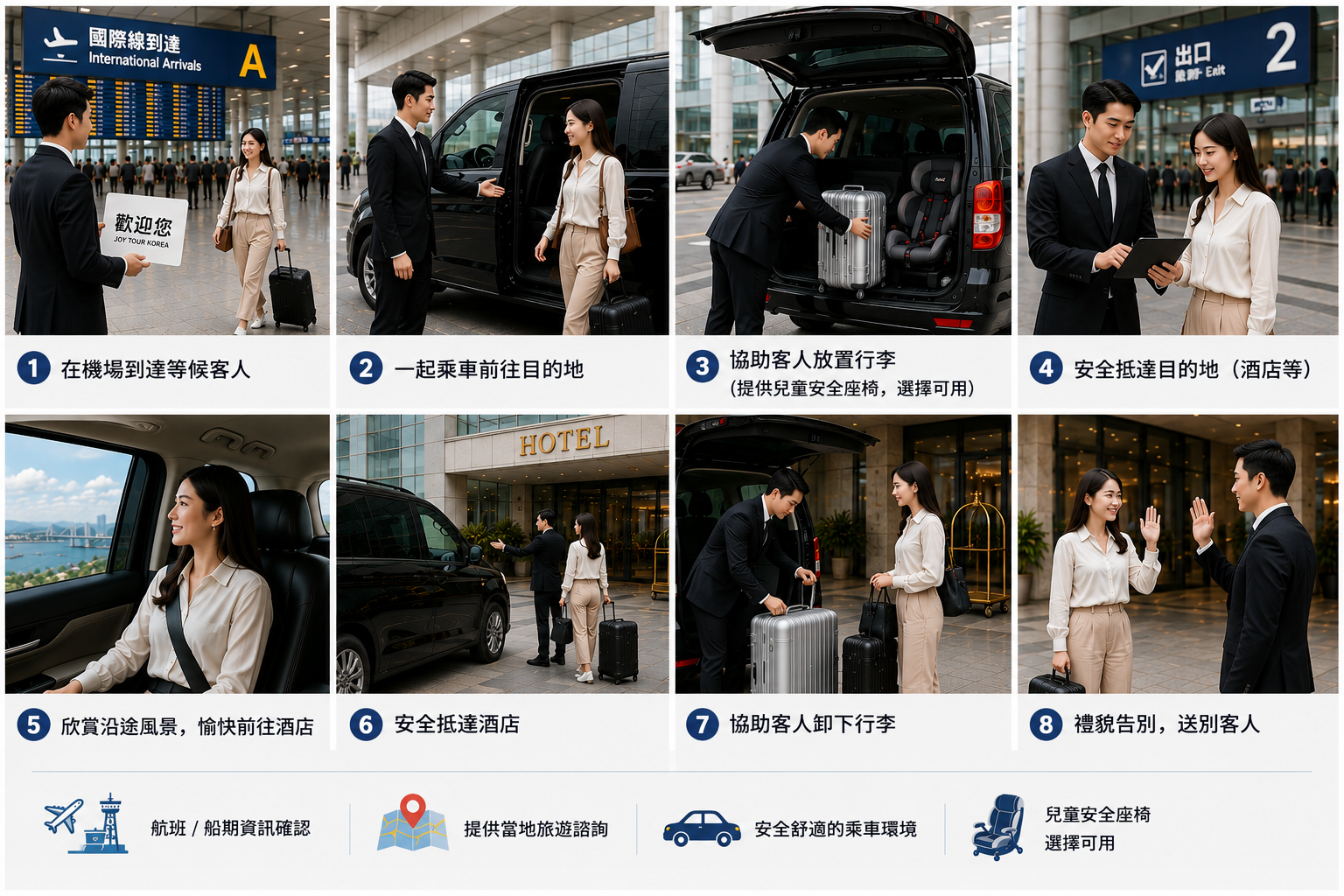 韓國機場接送服務 預訂