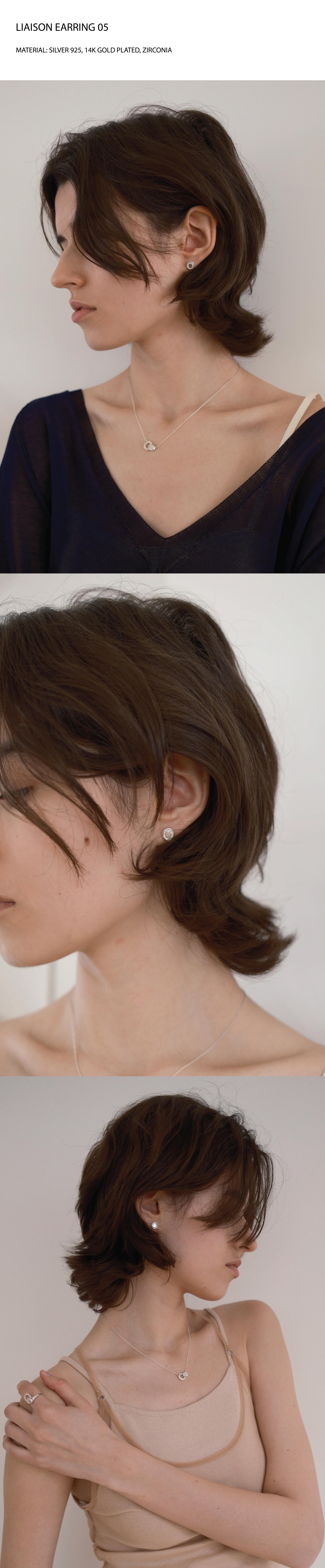 LIAISON EARRING 04_SILVER 복제