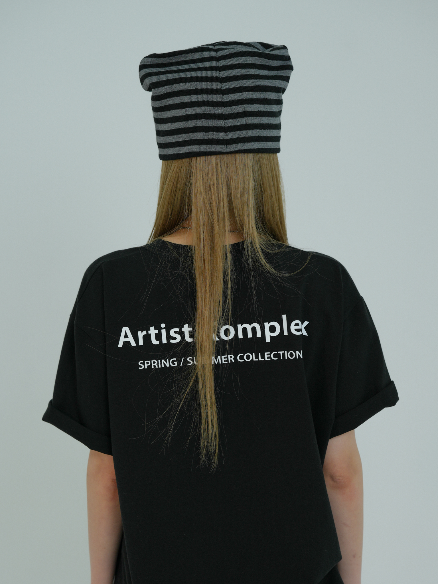 ARTIST TWO-WAY HORN BEANIE (BLACK)