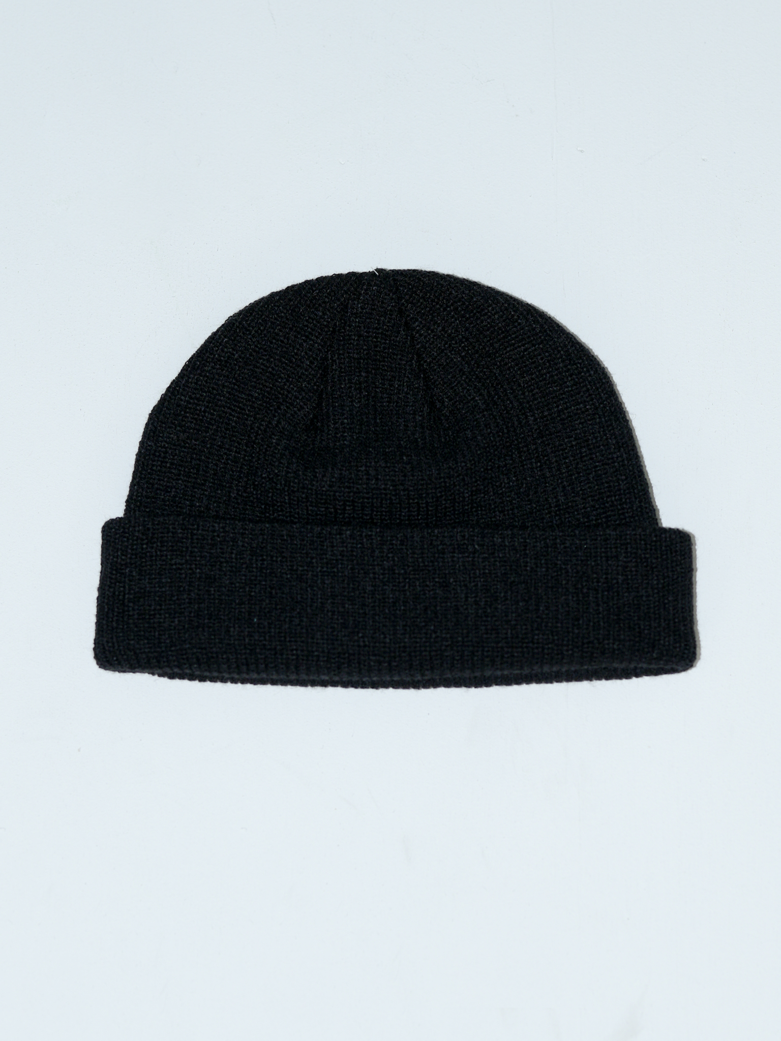 ARTIST LEATHER LABEL BASIC BEANIE (BLACK)